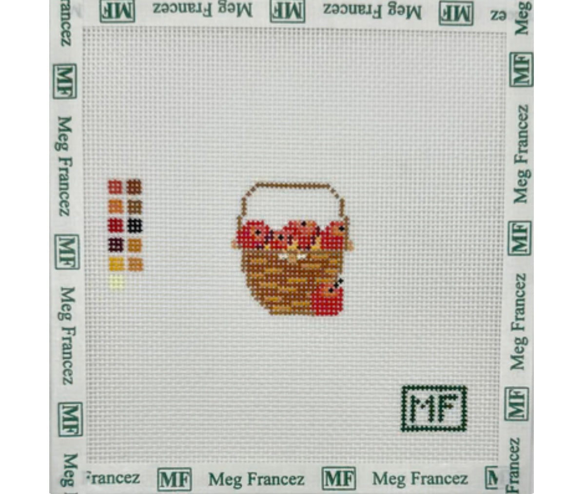 Lightship Basket with Apples Mini