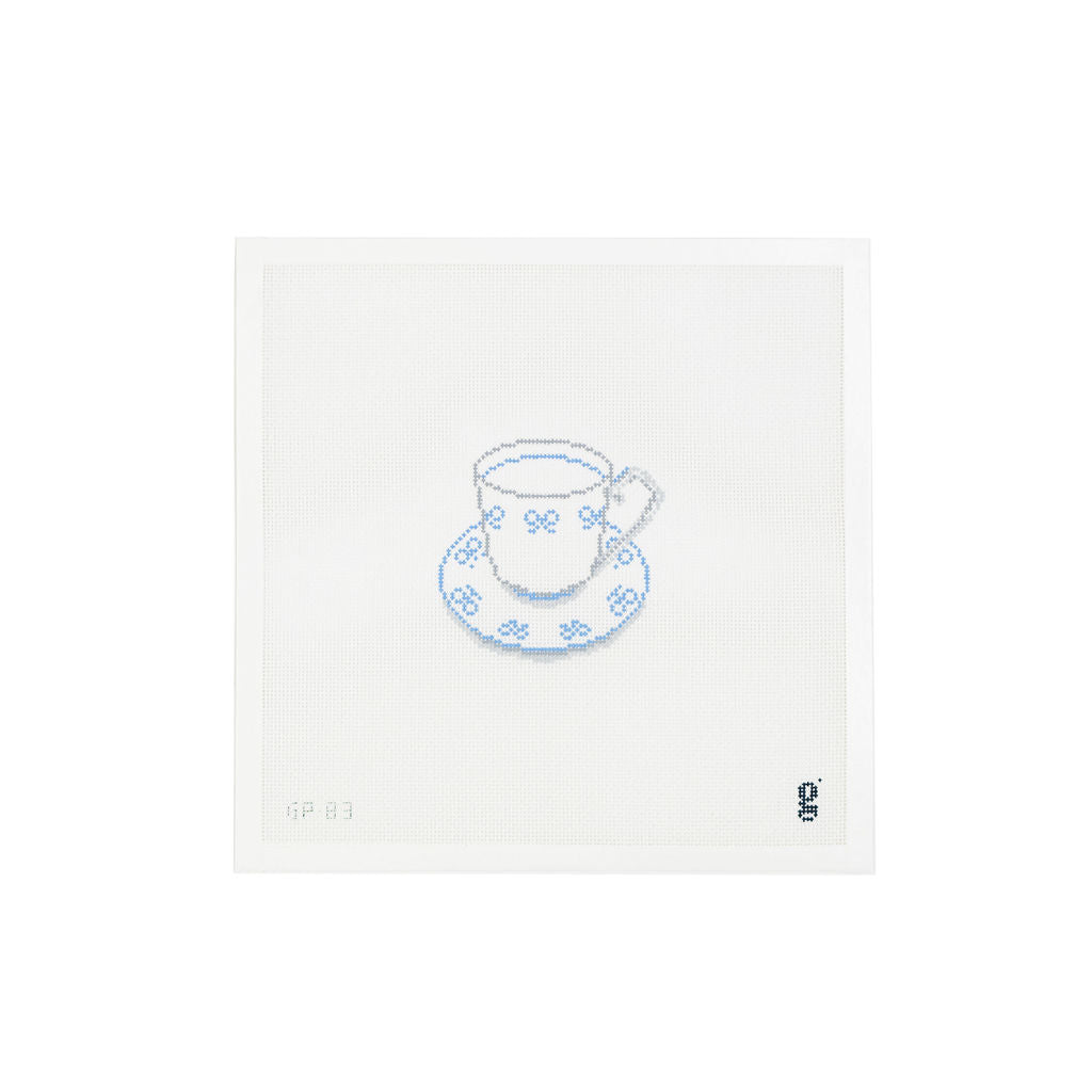 Blue Bow Teacup