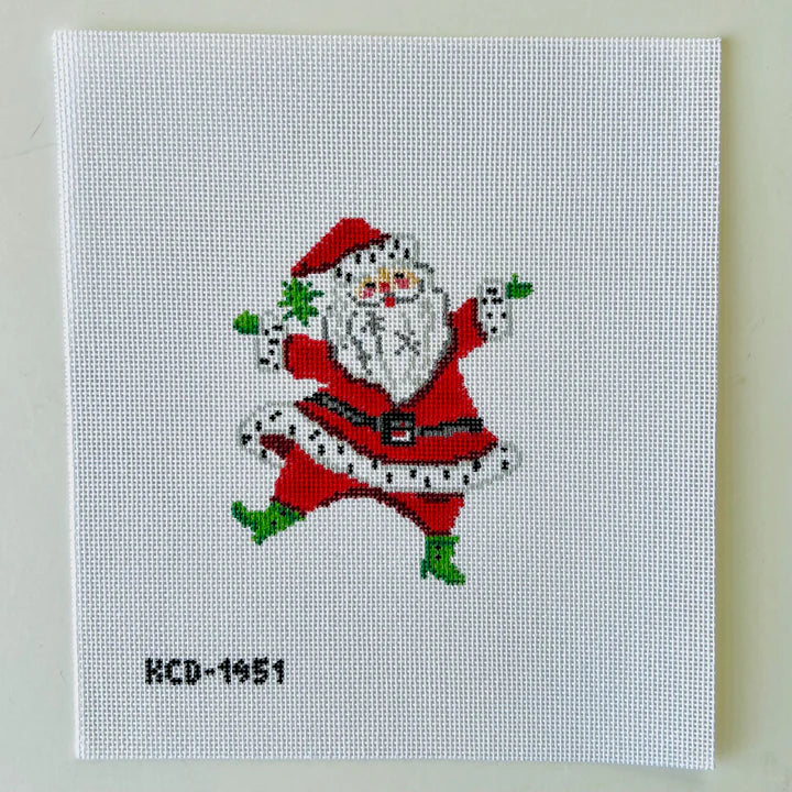 Retro Santa with Dots