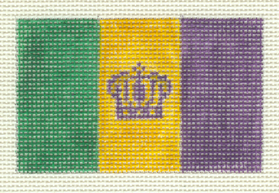 Mardi Gras Flag-Medium