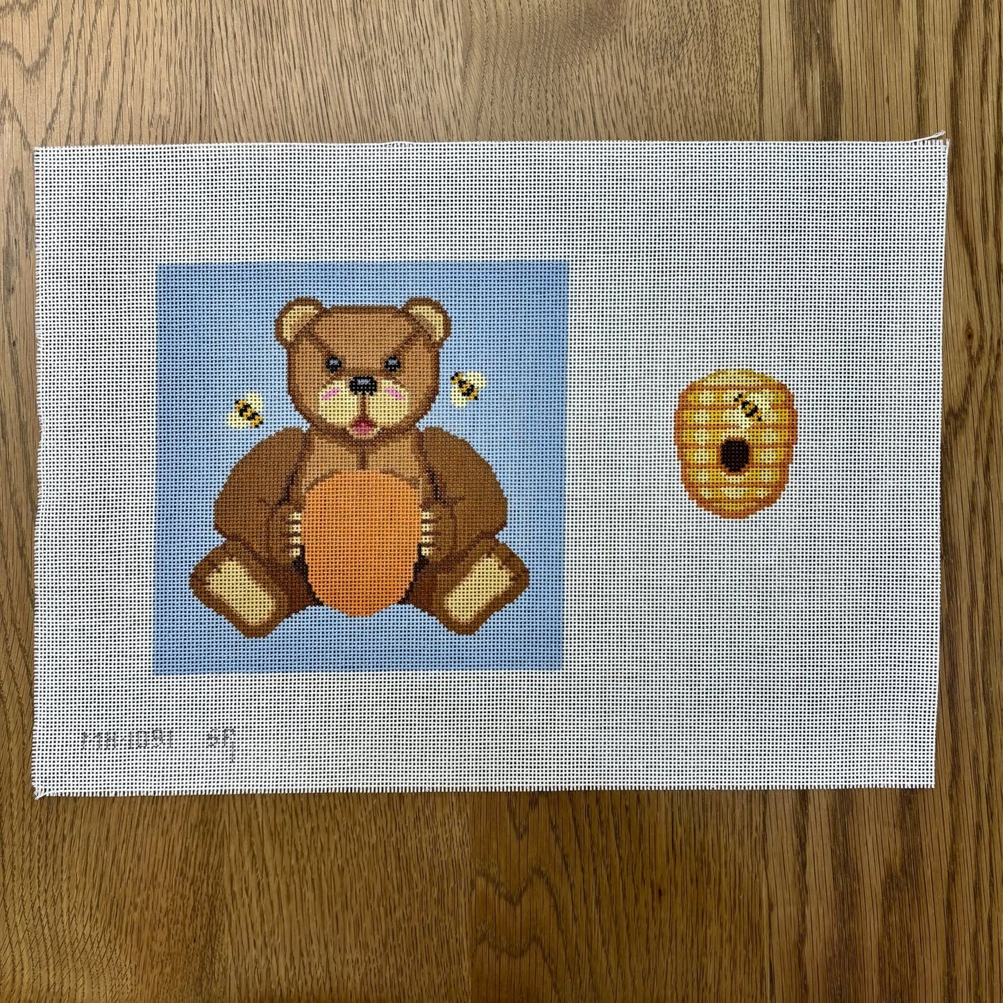 Honey Bear with Beehive Tooth Fairy Pillow