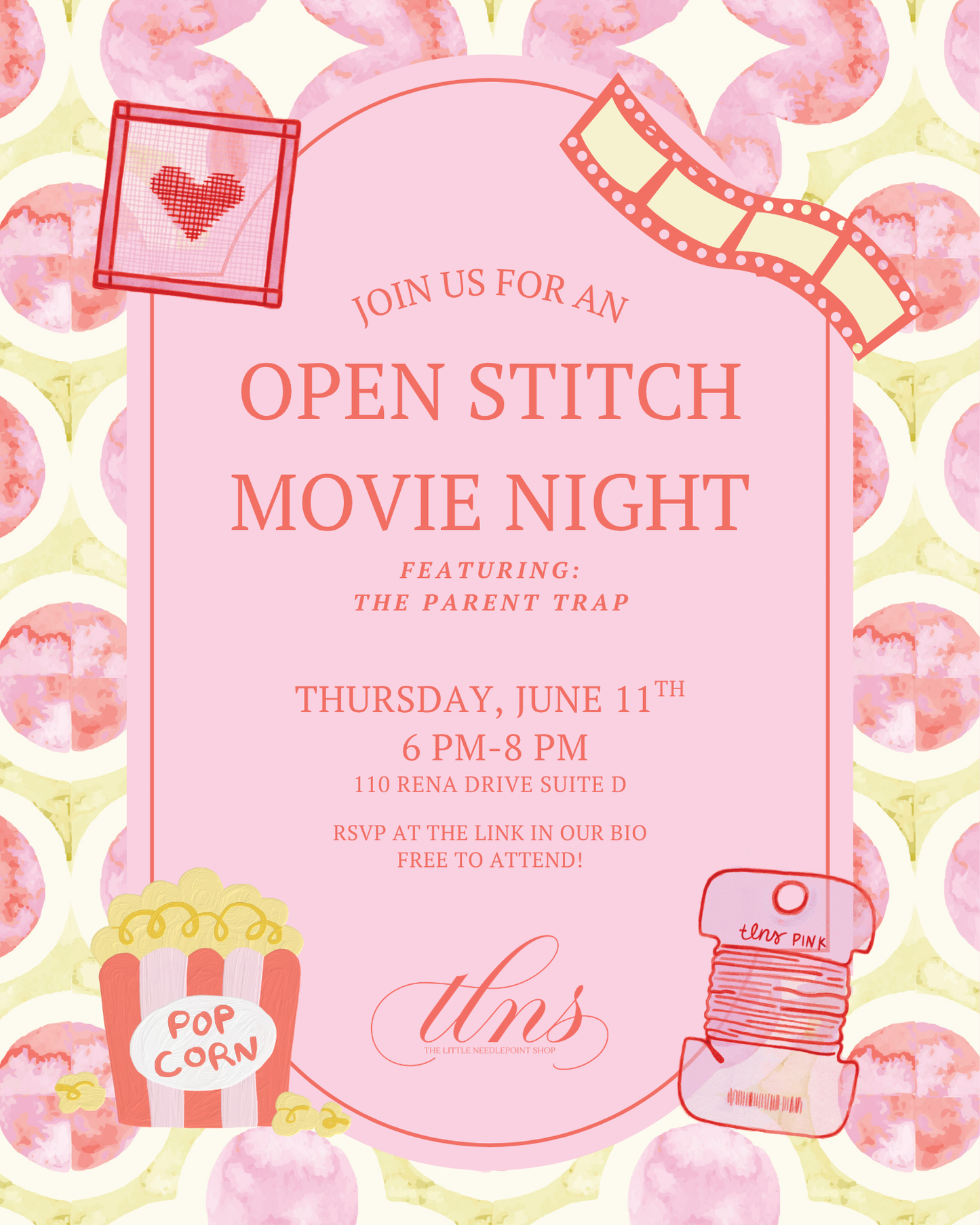 Open Stitch Movie Night - June 11