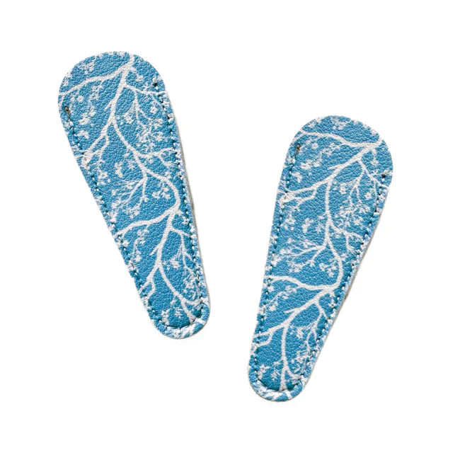 Leather Scissor Case-Trailing Floral