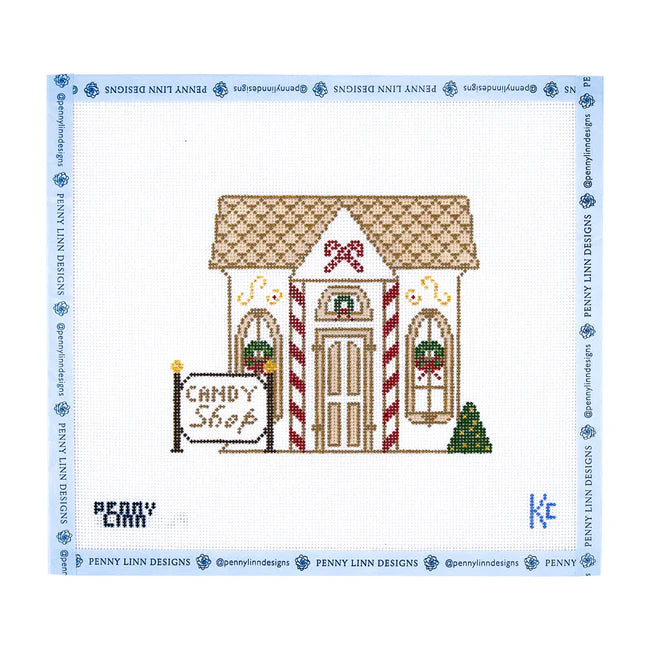 Vintage Winter Village Series: Candy Shop – The Little Needlepoint