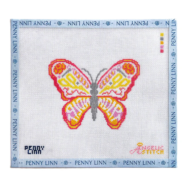 Needlepoint Butterfly-Groovy