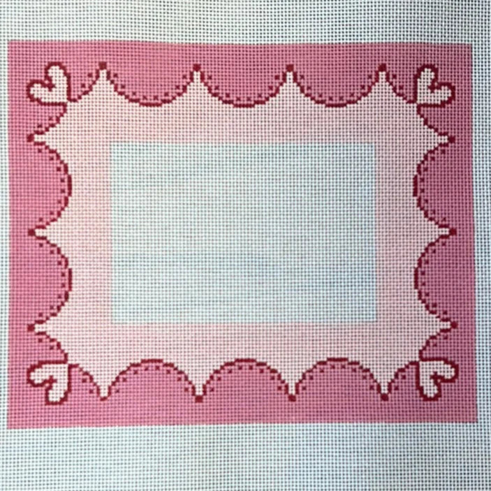 Pink Scallop Frame