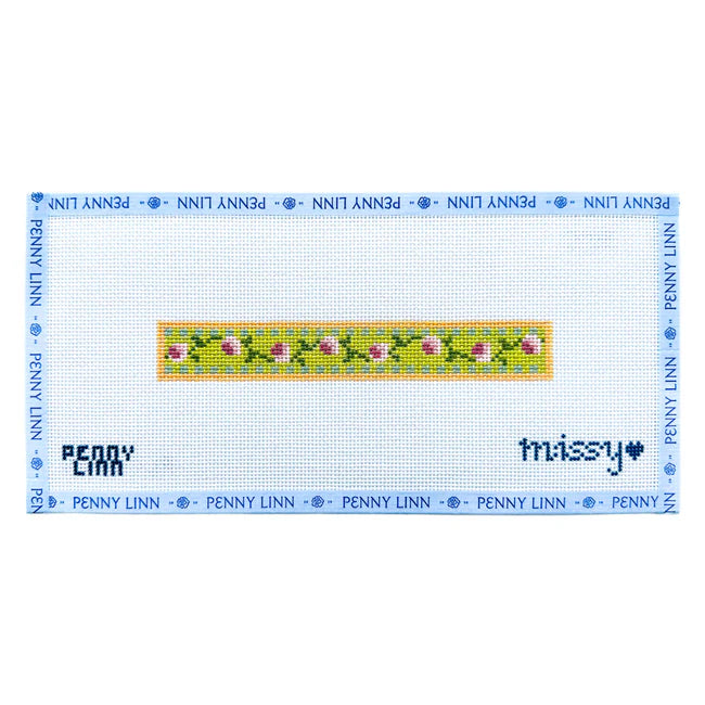 Checkered Rose Fob-Pink