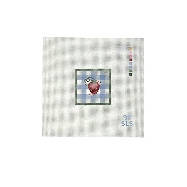 Strawberry & Gingham Mini (Blue)