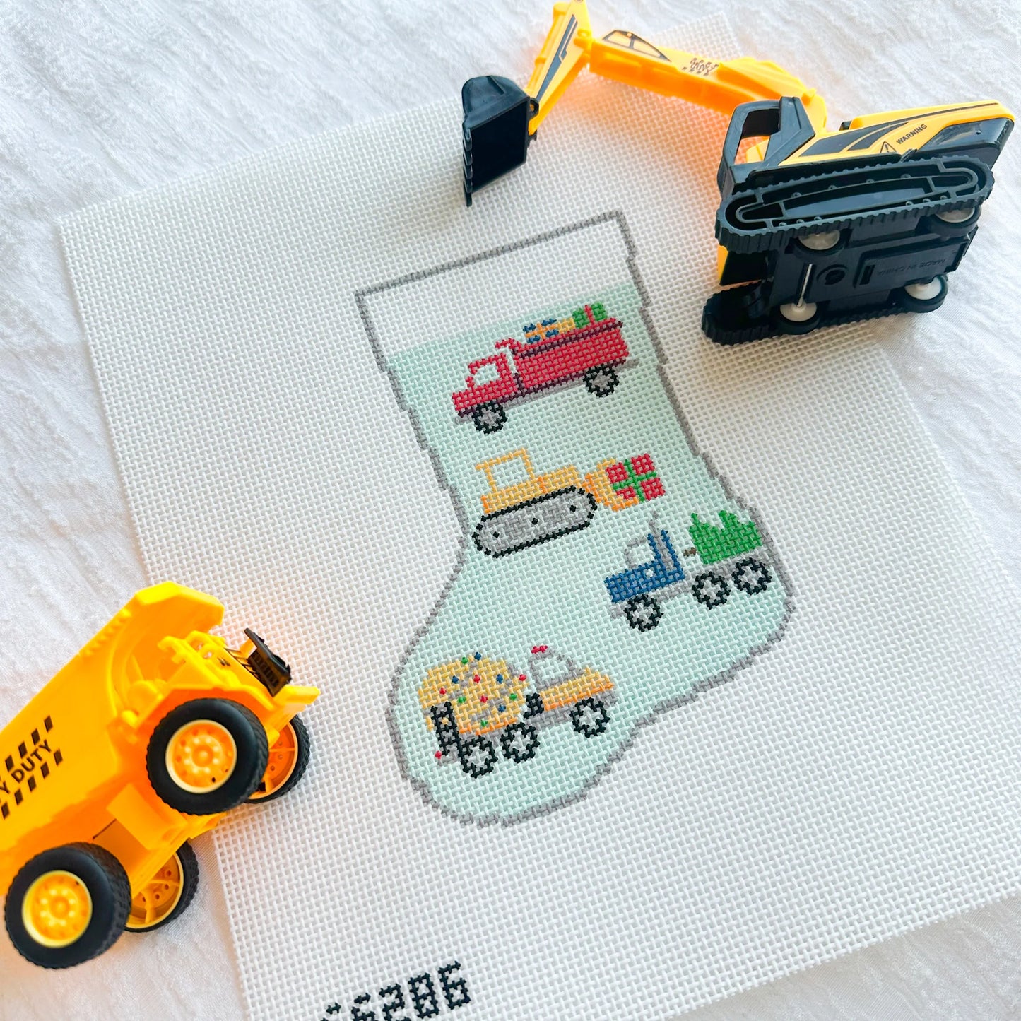 Christmas Construction Mini Stocking