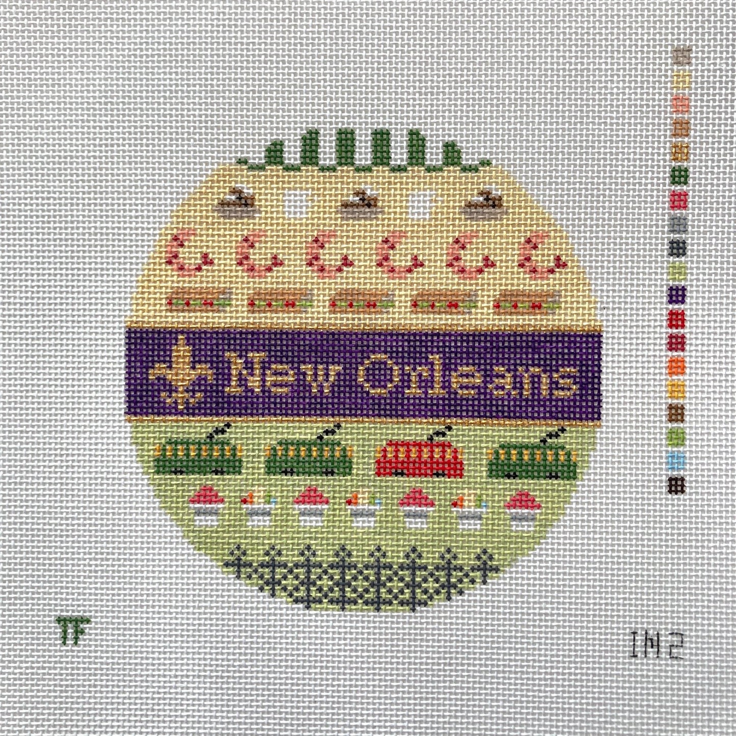 New Orleans Icons Round