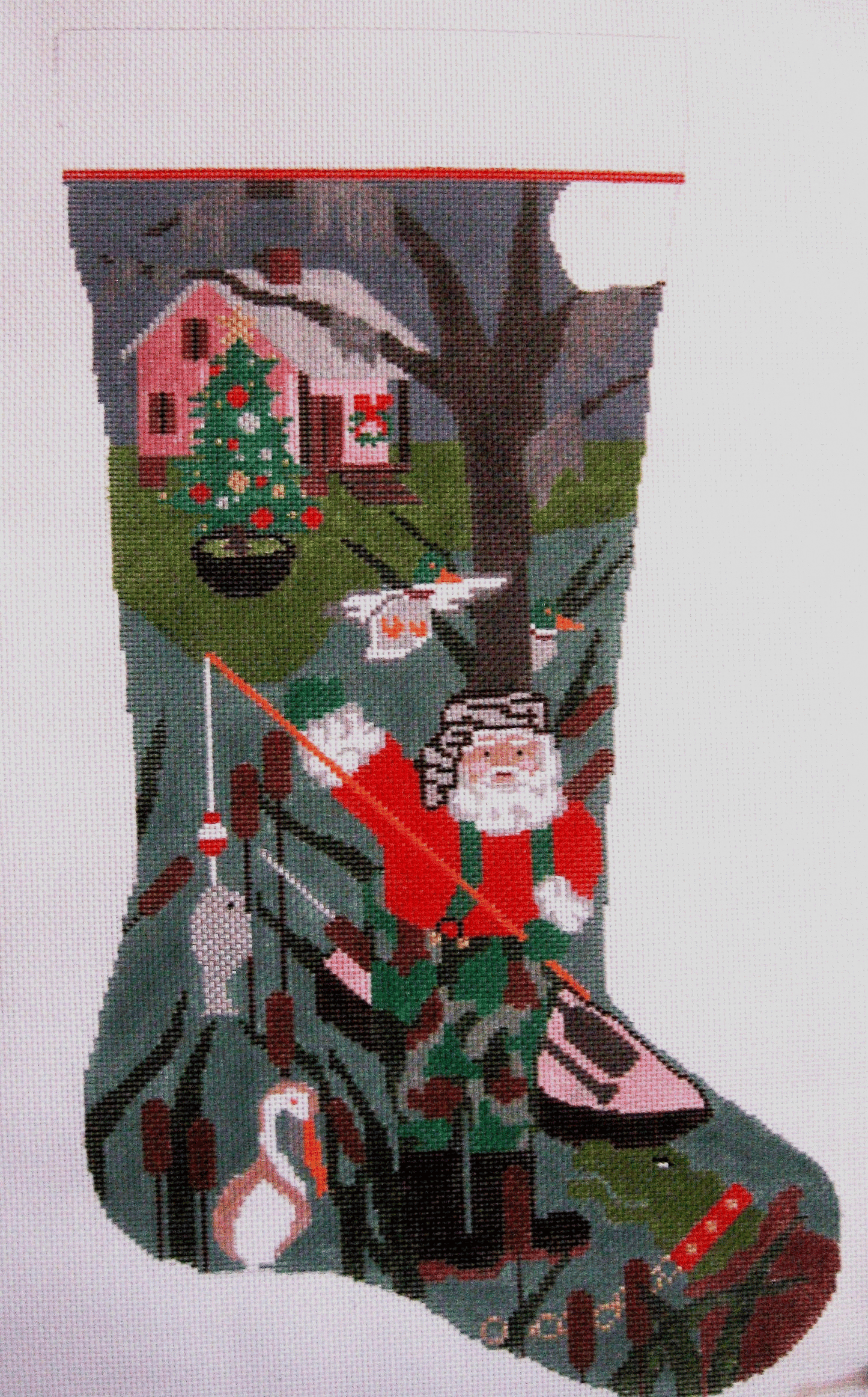 Cajun Scene Stocking