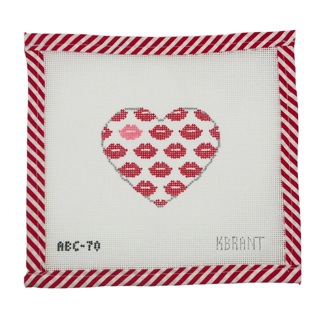 Lips & Kisses Heart-Red
