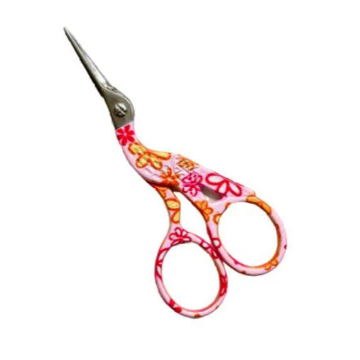 Penny Linn Crane Embroidery Scissors (small)-Pink