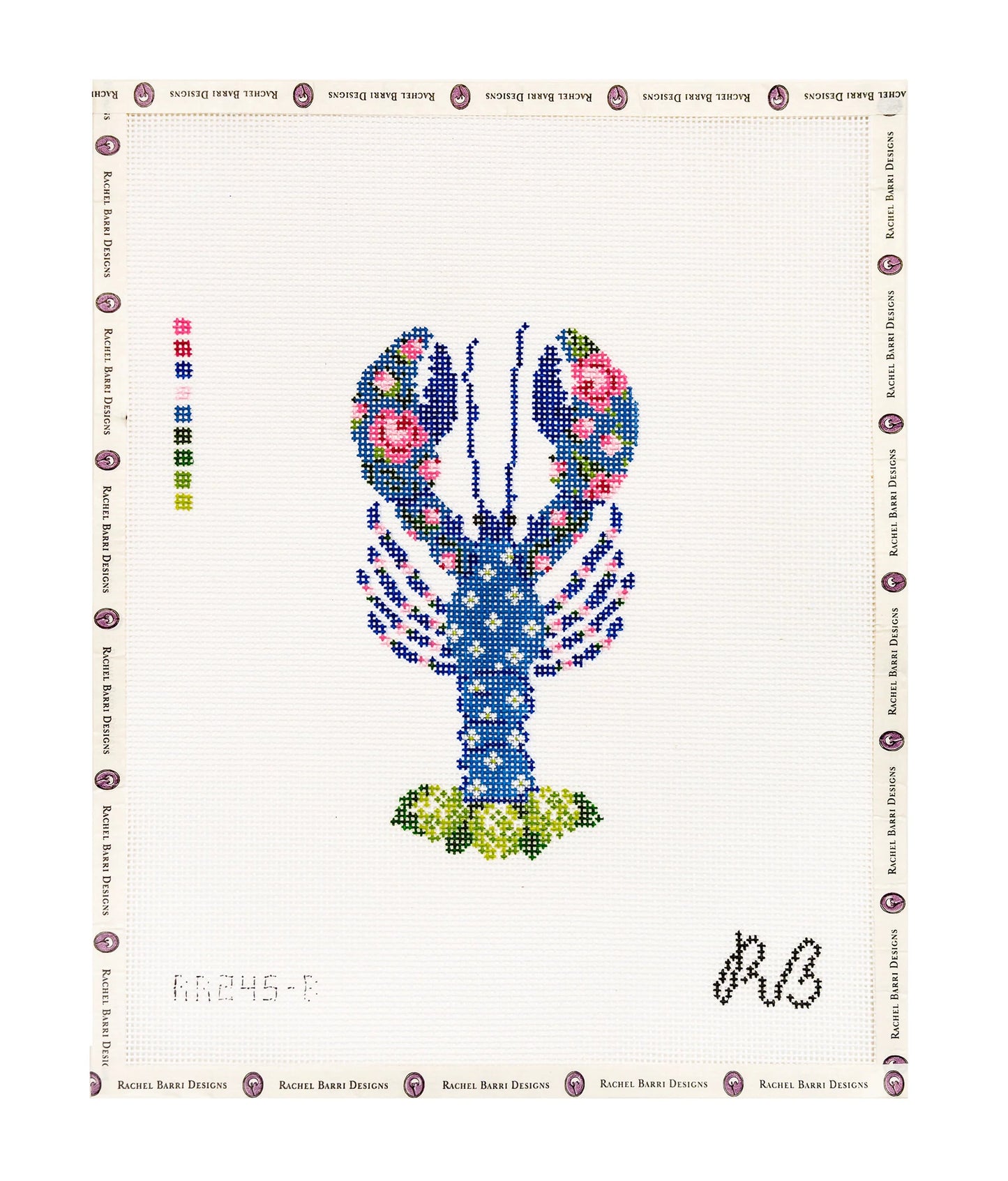 Floral Lobster-Lucy (Blue)