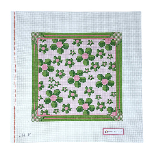 Flower Power Pink & Green