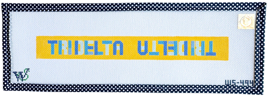 Delta Delta Delta Key Fob