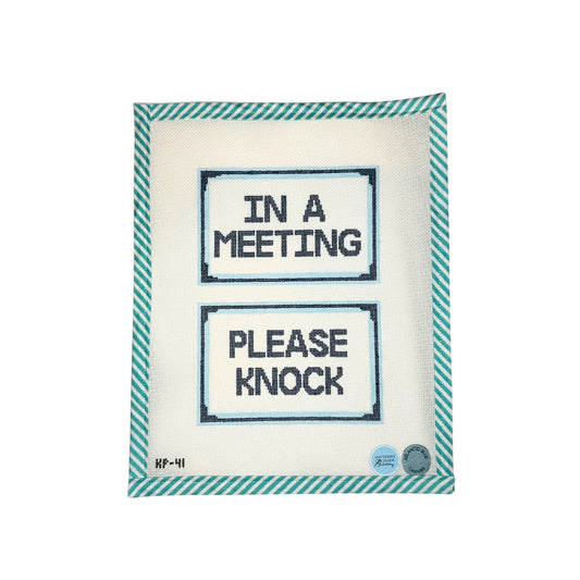 In a Meeting, Please Knock