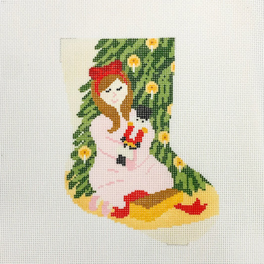 Clara with Nutcracker Ornament Sized Bauble Stocking