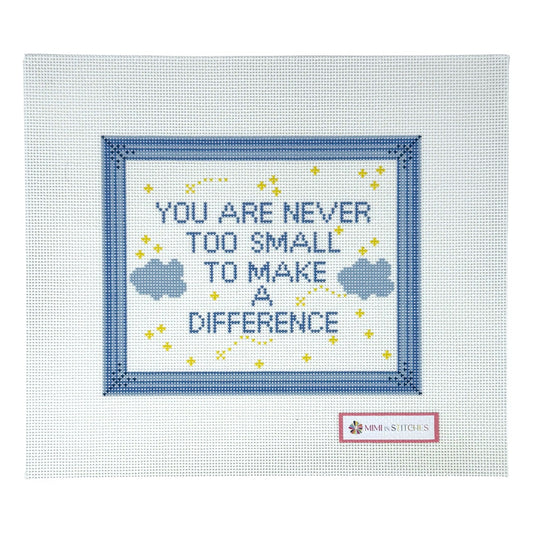 Never Too Small Blue