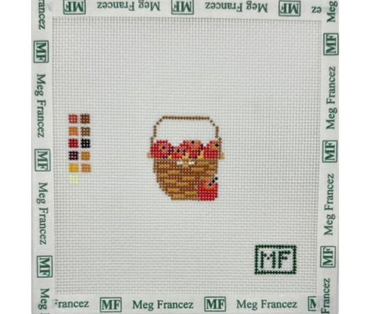 Lightship Basket with Apples Mini