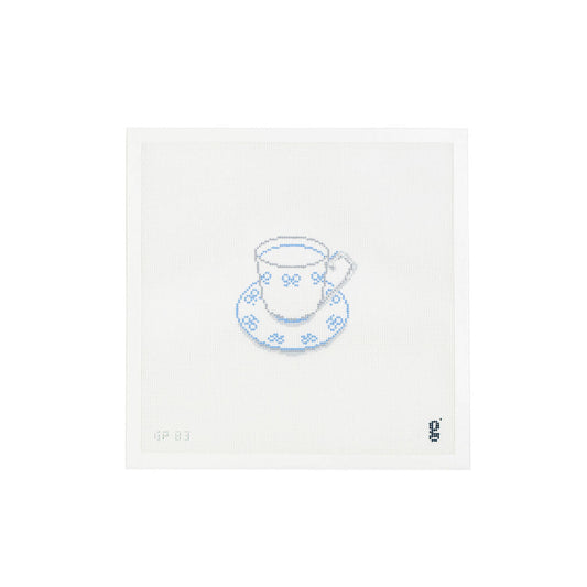 Blue Bow Teacup