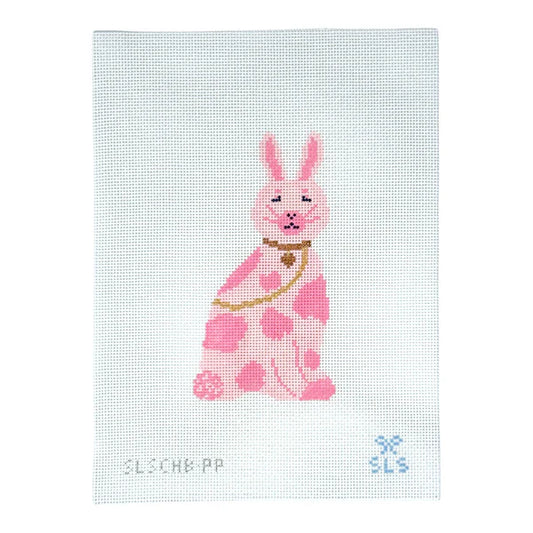 Chinoiserie Bunny-Pink/Pink
