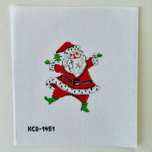 Retro Santa with Dots