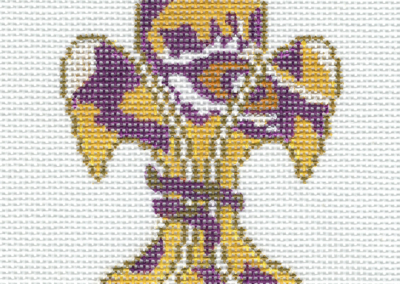 Eye of the Tiger Fleur de Lis-14 mesh