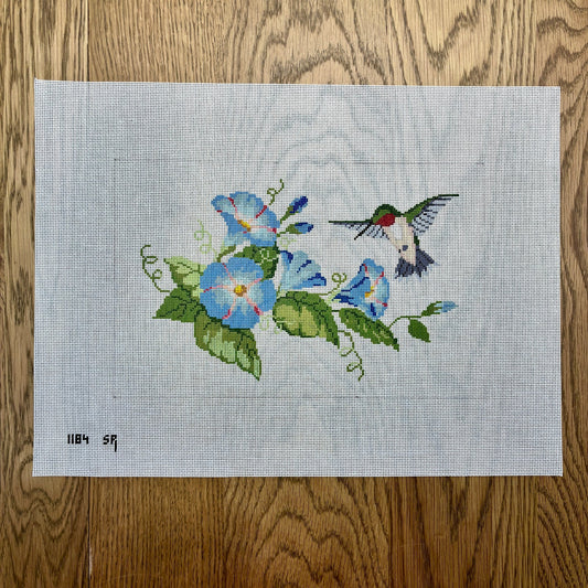 Morning Glories Hummingbird