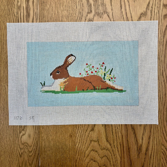 Rabbit in Flowers