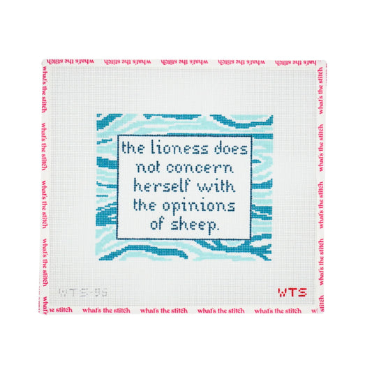 The Lioness Does Not Concern Herself With The Opinions of Sheep