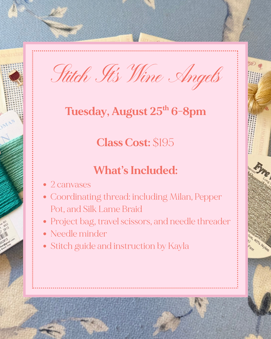 Stitch of the Month: Stitch Its - Wine Angels