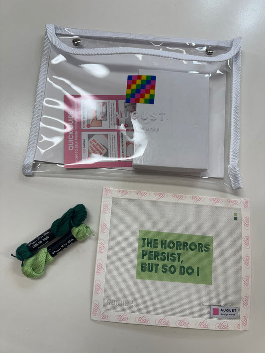 Needlepoint Paperweight Kit: The Horrors Persist