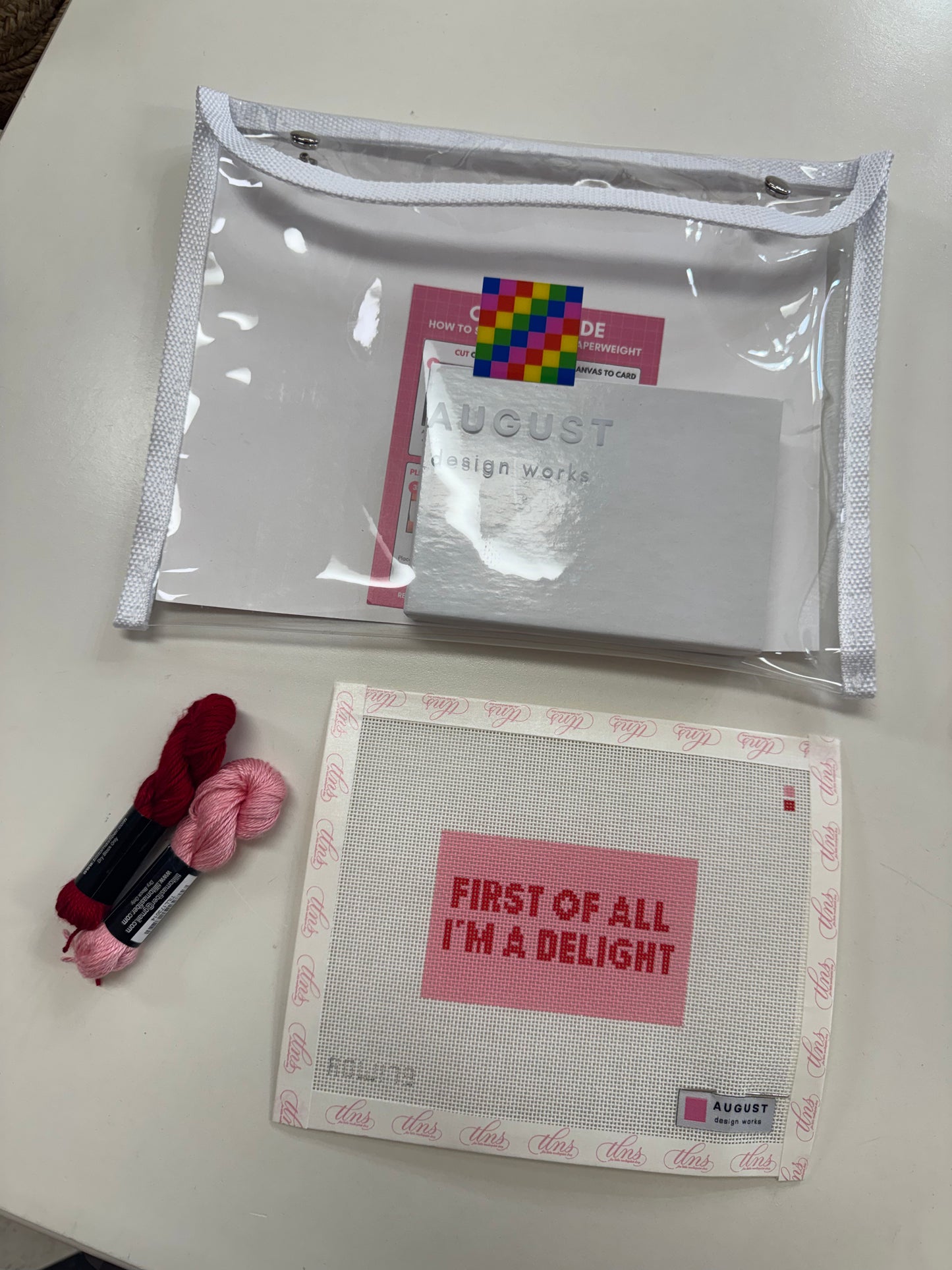 Needlepoint Paperweight Kit: I’m A Delight