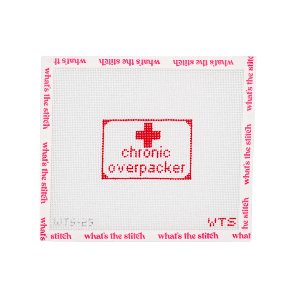 Overpacker Sticker Chronic Overpacker Luggage Tag – The Little Needlepoint Shop