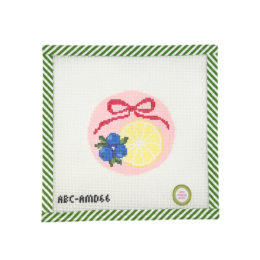 Lemon and Blueberry Bow Round