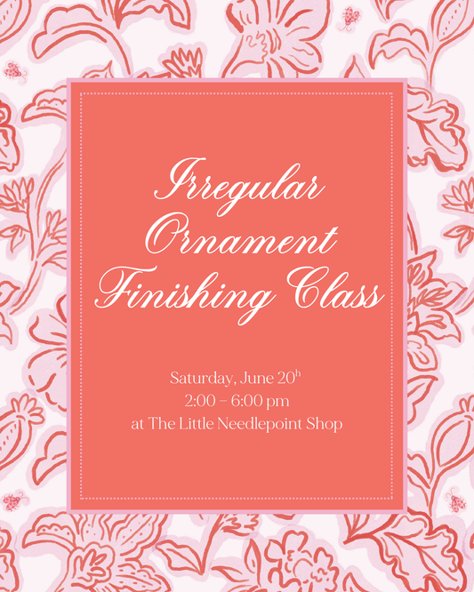 Irregular Ornament Finishing Class - June 20th