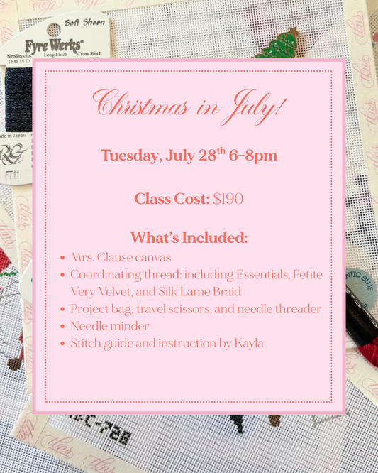 Stitch of the Month: Christmas in July
