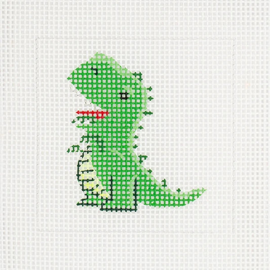 DeElda Beginner Needlepoint Kit- T-Rex