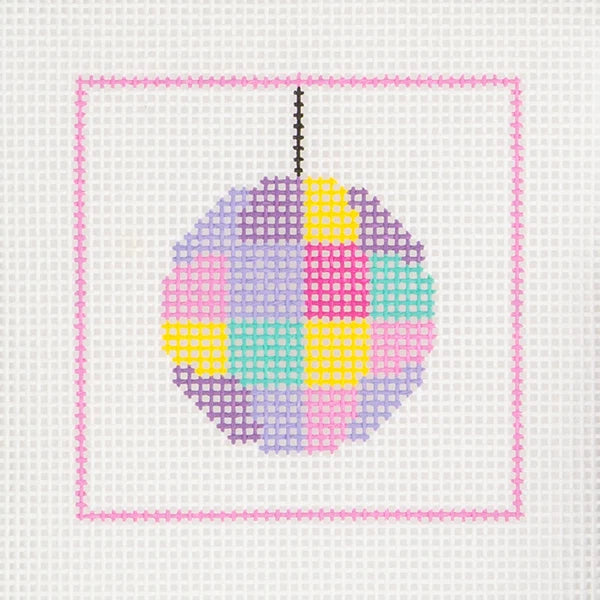 DeElda Beginner Needlepoint Kit-Disco Ball