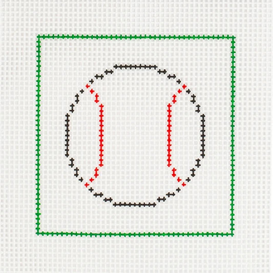DeElda Beginner Needlepoint Kit-Baseball