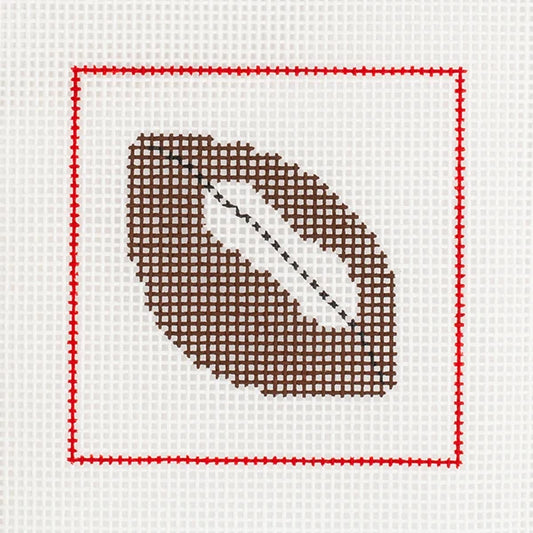 DeElda Beginner Needlepoint Kit-Football