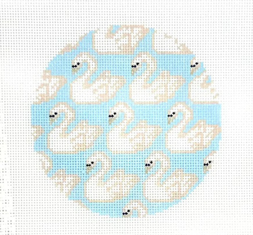 Swan Pattern Round-Small