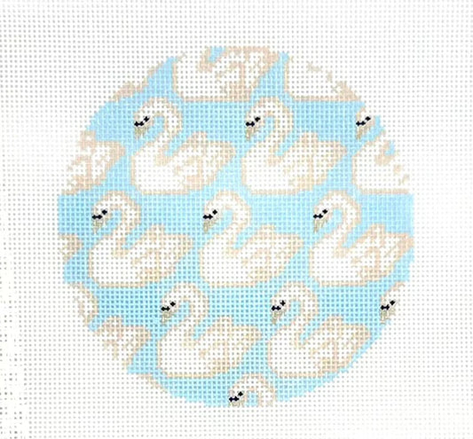 Swan Pattern Round-Small