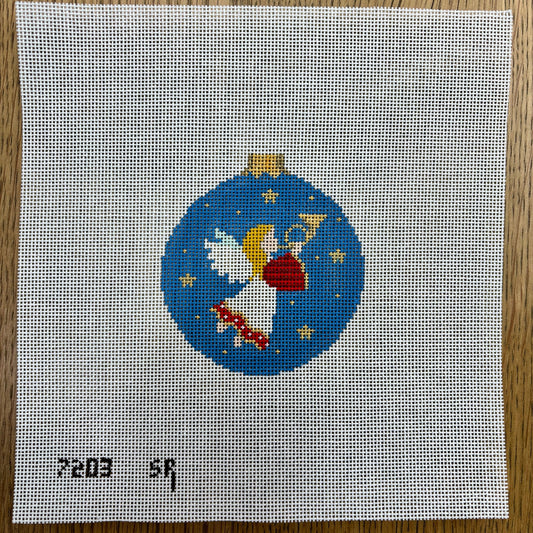 Angel with Horn-3.25” round