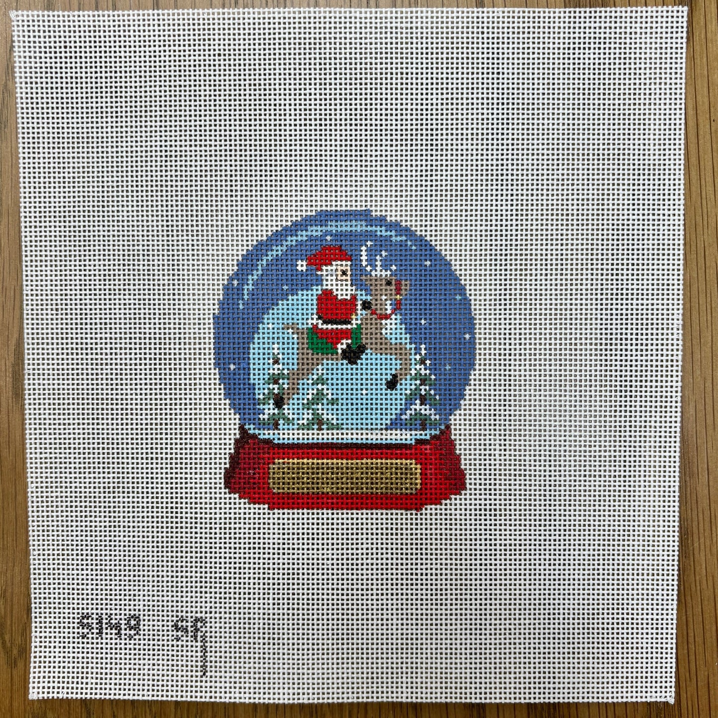 Snow Globe-Santa Riding Reindeer