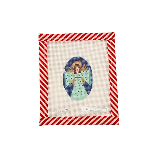 Blue Polka Dot Angel Mini
