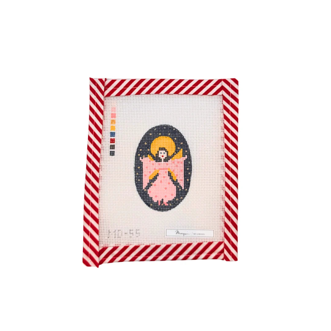 Purple & Pink Polka Angel Mini