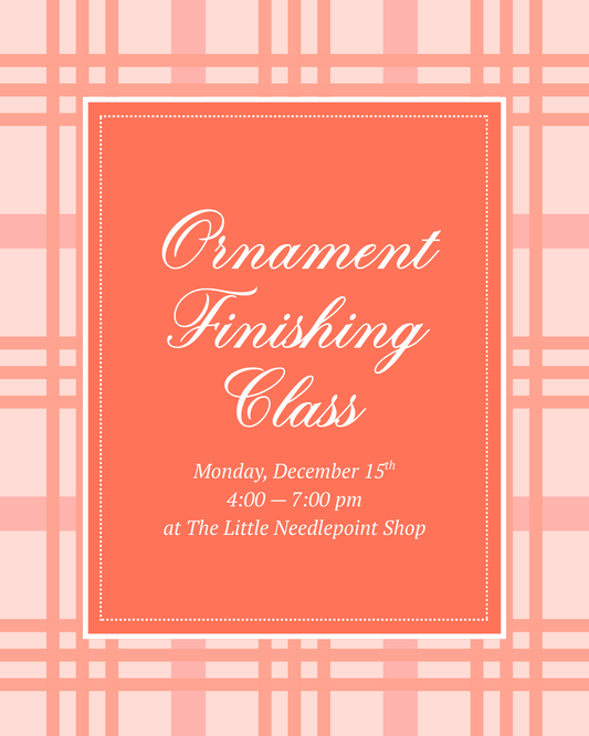 Ornament Finishing Class - December 15