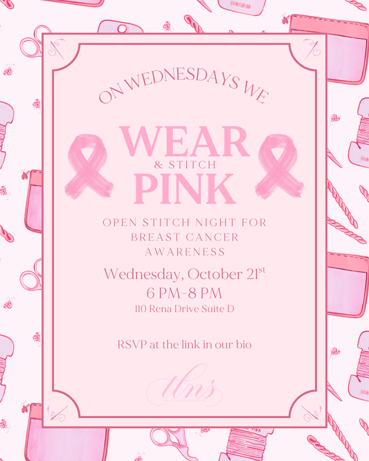 Open Stitch Night for Breast Cancer Awareness